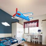 Children's Led Pendant Lamp Airplane Nordic Hanging kids room decoration boys(WH