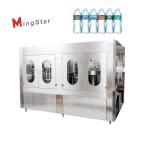 Plastic 500 Ml Mineral Water Bottle Plant , Automatic Pet Bottle Filling Machine
