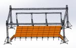 Portable Bolt Type Aluminum Truss Frame Structure Light