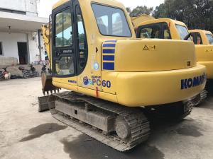 Wholesale KOMATSU PC60-7 Second Hand Excavators 450mm Track Shoes Size Blade Available A/C from china suppliers