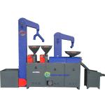 12hp Rubber Roller Brown And White Rice Mill Machine 500kg Per Hour 220V Single