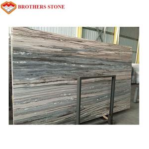Wholesale Blue Wooden Vein Marble Slabs,Blue Wood Grain Marble Slabs from china suppliers