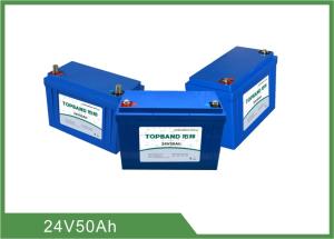 Wholesale Lithium Iron Phosphate Rechargeable Lifepo4 Battery 24v 50ah High Energy Density from china suppliers