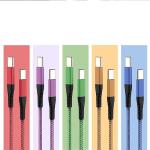 60W Fast Charging Type C Charger Cord 6ft 10ft