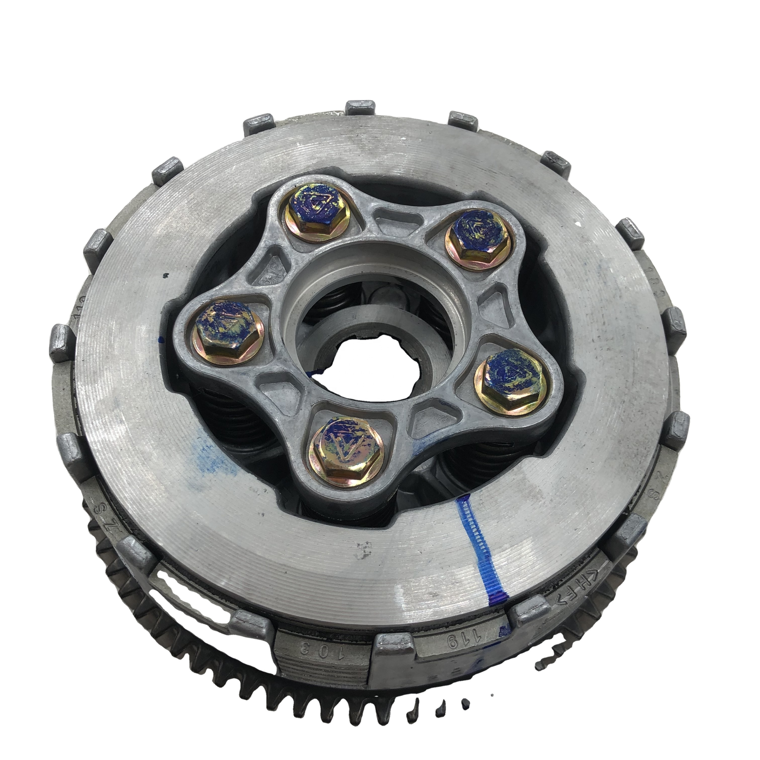 200cc Three Wheels Motorcycle Tricycle Engine Spare Parts Clutch Assembly 73T 5 Pillars 6 Pieces