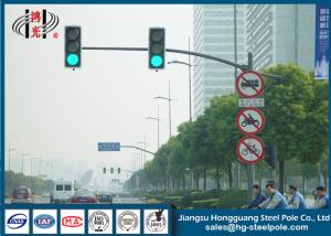 Wholesale Outdoor Single Arm Galvanized Traffic Light Post Energy Saving from china suppliers