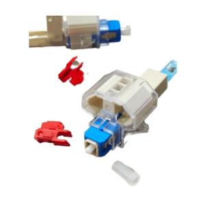 Wholesale SC APC FTTH Connector for Grinding End-Face of Fiber Optic Drop Cable Field Termination from china suppliers