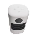 HEBRONFAN PTC Small Desktop Heater Fan Base Button Control