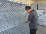 8'x12' steel construction fence panels mesh spacing 2½"x2½"(63mmx63mm) x 12.5ga