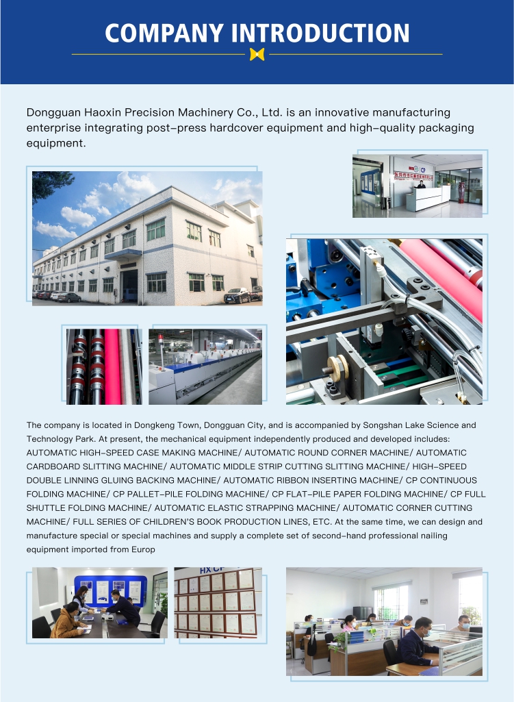 HX480P Automatic Booklet Line smart size adjustment fast setup digital print use