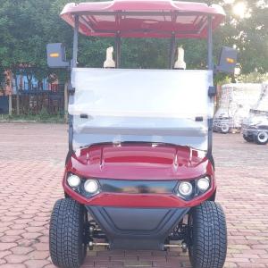 Wholesale Red Color 2 Seater Golf Cart 4 Wheel 10 Inch Tire 70-100km With Lithium Battery from china suppliers