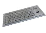 Kiosk Industrial Stainless Steel Keyboard With Trackball