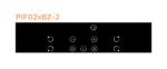 Vertical 3 Burner Electric Induction Hobs 6100W Built In Plastic Housing