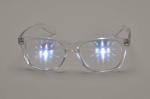 Hony 3D Fireworks Glasses Clear Frame , PC 3D Glasses