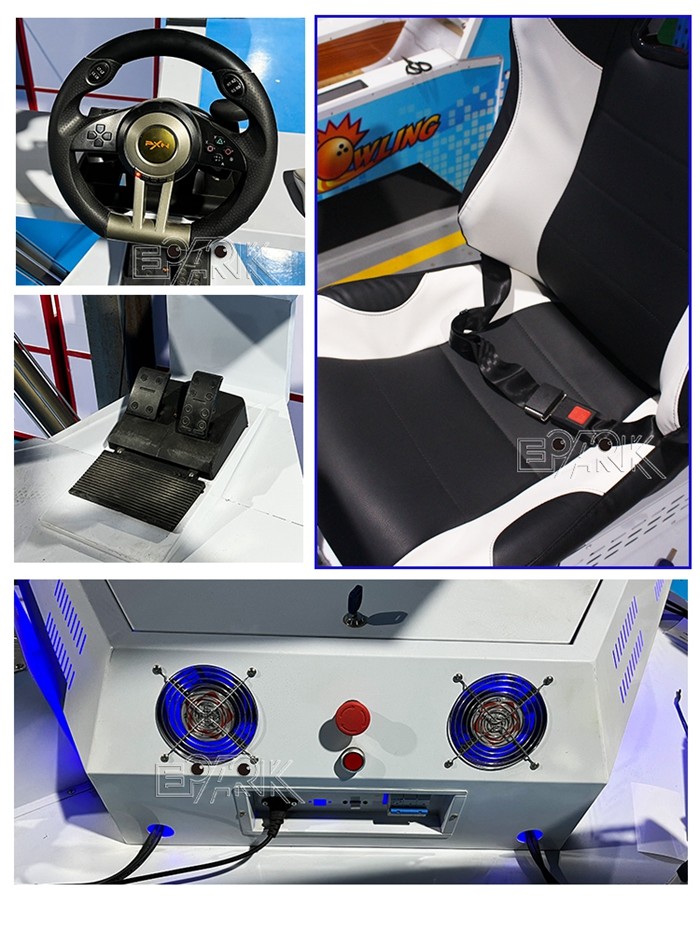 Hot Selling Six-Axis Three-Screen Racing Car 300Kg 9D Vr Racing Simulator