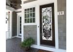 Insulated / Bevelled / Polished Obscure Decorative Panel Glass Allow Light To