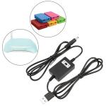 2A Output Current 1.5m USB A Male to DC5521 Converter 12V DC to 5V/9V/12V Step