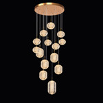 Highly Transparent Acrylic Lampshade Pendant Lamp 63W / 80W / 120W / 145W