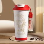 530ml Capacity Portable Water Cup For Keeping Drinks Warm Portable Coffee Cup