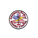 9 Colors Fire Department Iron On Patches , Logo Embroidered Custom Uniform