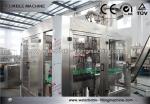 Gravity Aseptic Glass Bottle Filling Machine Monoblock For Beverage , Purified