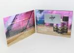 promotional handmade Flip Book Video , company intruction lcd video mailer