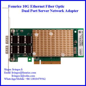Wholesale 10G 2 Port Fiber Optic Network Lan Card Server Application NIC from china suppliers