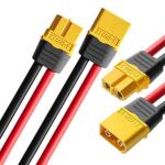 12AWG 100mm 150mm Silicon Wire XT60 XT60H XT60U Connector Male Female Sheath