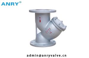 China Professional 3 Flanged Strainer For Water Line WCB CF8 CF8M Body  Inline Pipe Strainer on sale