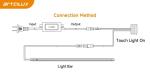 Alunimiun Wardrobe Cabinet Strip Light SMD2835 60PCS/M LED Concealed Strip