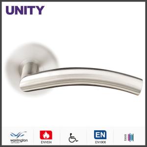 Wholesale Stainless Steel Fire Door Lever Handle EN1906 and EN1634 Satin Finish from china suppliers