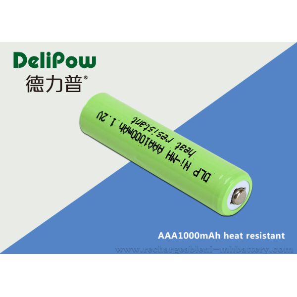 Professional 1000mAh AAA NIMH Rechargeable Battery For Thermometer