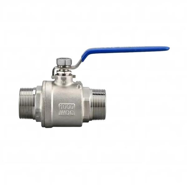 304 stainless steel internal and external wire ball valve two-piece external