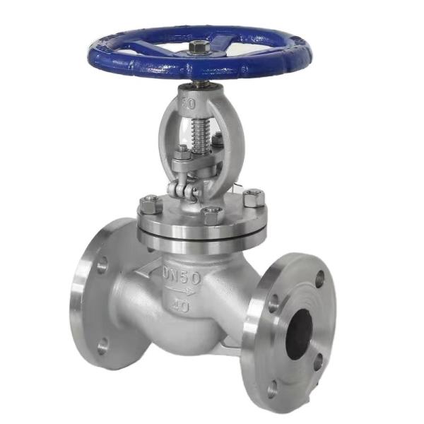 ISO9001 Certified Manual RTS J41W-16P Stainless Steel 304 2" API Flanged Globe