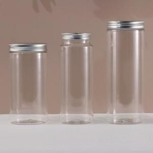 Wholesale Customized Logo Plastic Round PET Bottle with Tight Sealing and Transparent Clarity from china suppliers