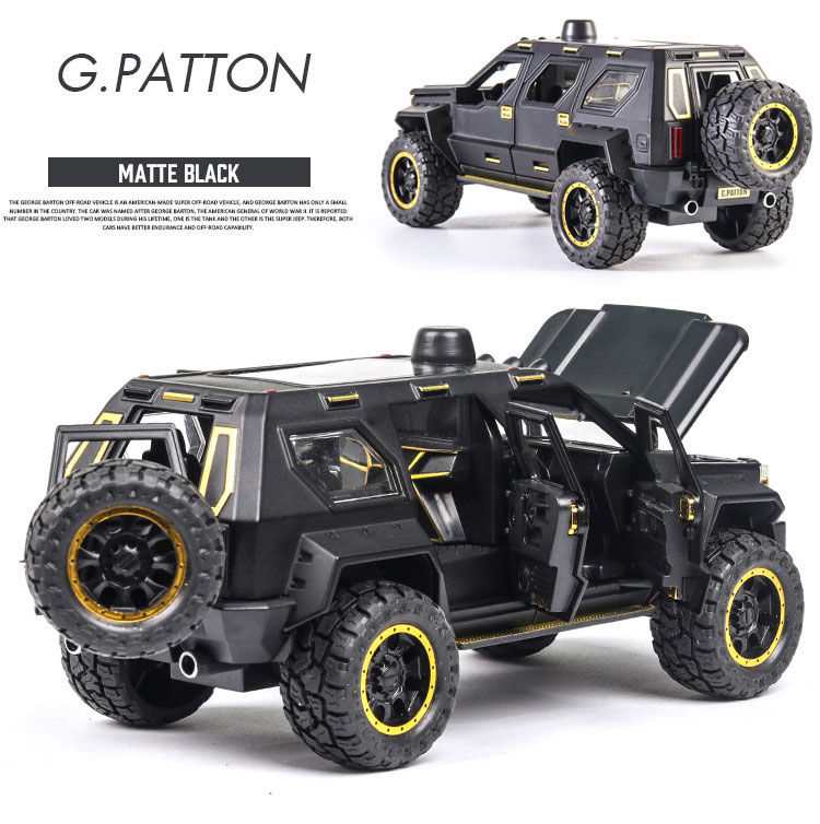 Simulation 1 24 Barton Children's Alloy Car Model with Sound and Light Door Opening