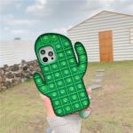 Green Pop Up Phone Cover Push It Bubble Funny Toy Stress Release