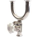 Sanitary Stainless Steel U Type Bend Diaphragm Valve with SS304/SS316L Body