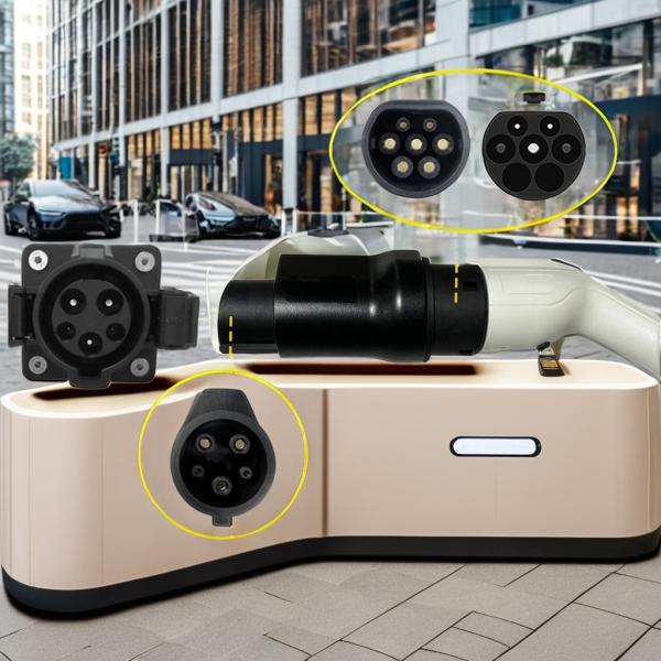 Portable Electric Vehicle Charging Pile Adapter for Energy Vehicle GB/T J1772