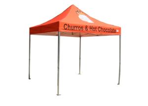Wholesale 3X3 Orange Small Canopy Tent , Instant Pop Up Canopy Tent Customized Logo from china suppliers