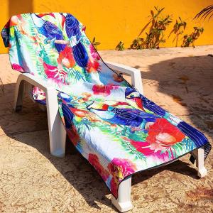 Wholesale Printed Or Solid Style Custom Beach Towel Screen Print Logo Design from china suppliers