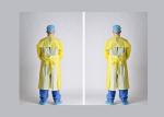 Apron Style CPE Isolation Gown , Breathable Disposable Coveralls Waterproof