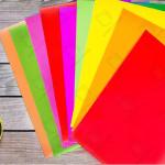787*1092mm 70g To 300g Green Pink Fluorescent Color Paper With Excellent
