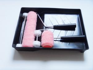 China Double paint roller set paint roller tray for professional finish BT-XS17 on sale