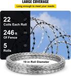 China Anping Factory Direct Selling Anti-theft Hot Dipped Galvanized Razor Wire