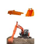 Q355B Long Reach Telescopic Sliding Arm 8-12m For Hydraulic Hitachi Excavator