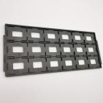 Transport IC Components Injection Jedec Standard Trays With Big Pocket Size