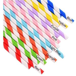 Wholesale Factory Biodegradable Colorful And Artistical Paper Straws Eco Friendly Disposable Drinking Straws from china suppliers