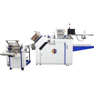Wholesale 600mm Width Pharmaceutical Leaflet Folding Machine With Automatic Feeder from china suppliers