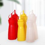 24oz Dessert Tools Condiment Sauce Bottle With Lids Plastic Squeeze Sauce Bottle
